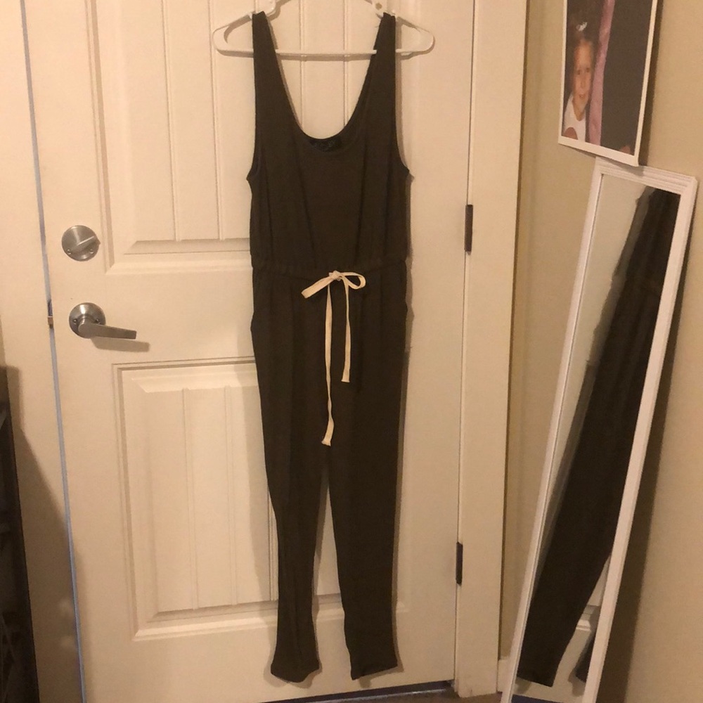 Green stretchy jumpsuit